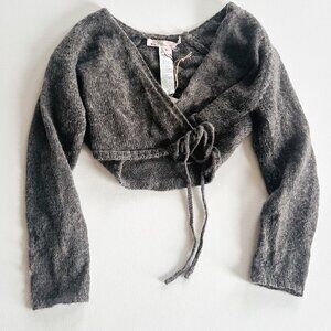 Bonpoint Mohair Wrap Sweater — Size 4Y